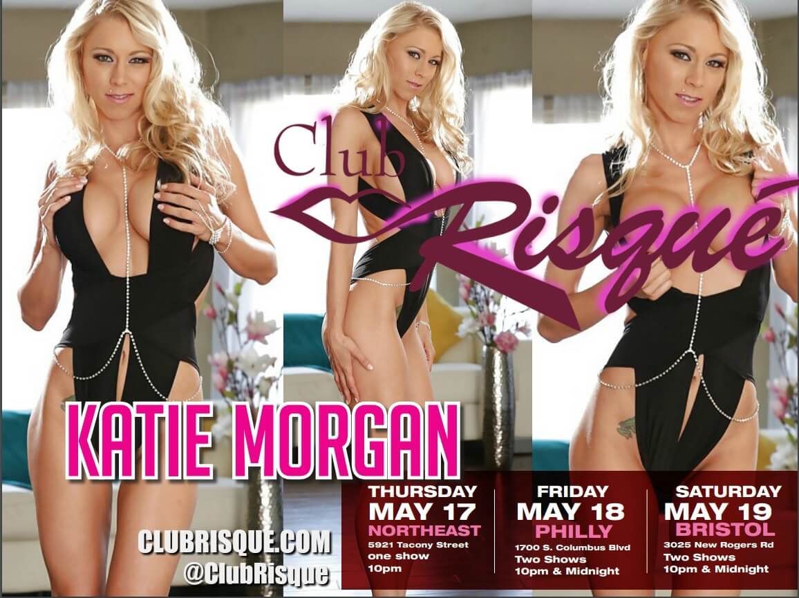 Club Risque KATIE MORGAN Poster 04 02 18 PG